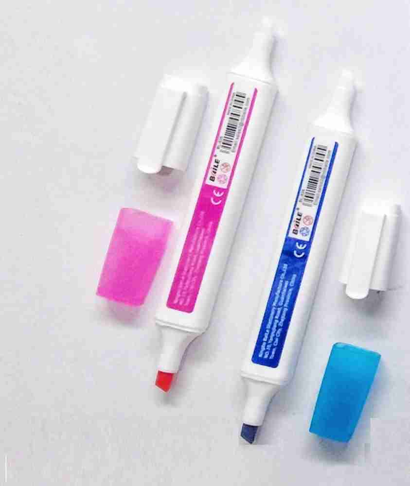 Highlighter, Chisel Tip Marker Pen, Assorted Colors, Water Based