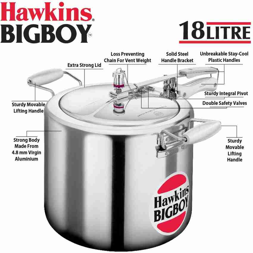 Hawkins Bigboy BB18 18 L Pressure Cooker Price in India Buy