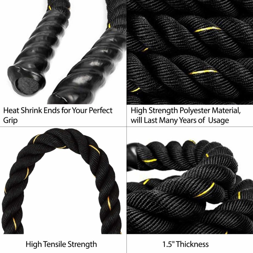 DOLPHY 40 ft Heavy Duty Strength Exercise Training Gym Battle Rope