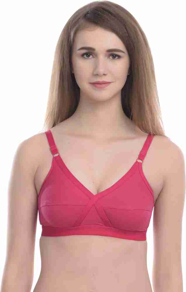 Buy online Pink Hosiery Minimizer Bra from lingerie for Women by Elina for  ₹399 at 50% off