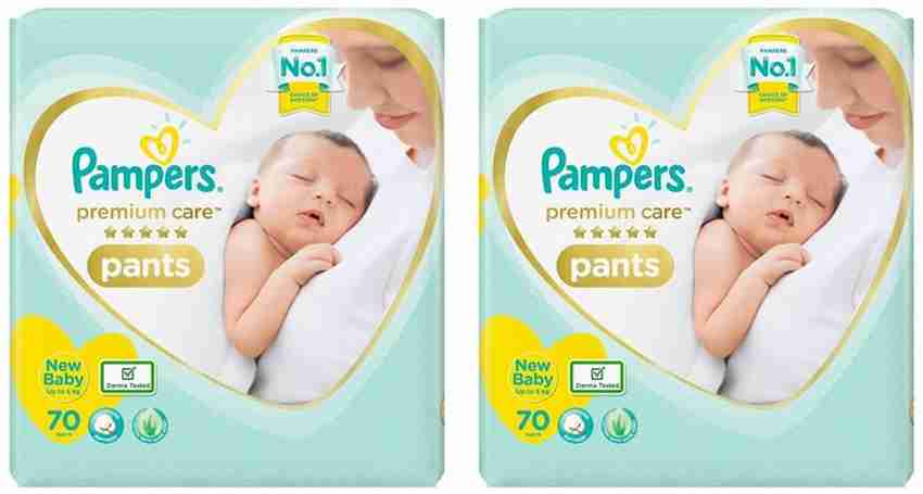 New pampers top premium care pants