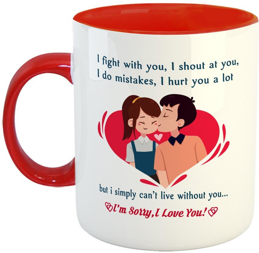 Furnish Fantasy I m Sorry I love you Coffee Best Valentine