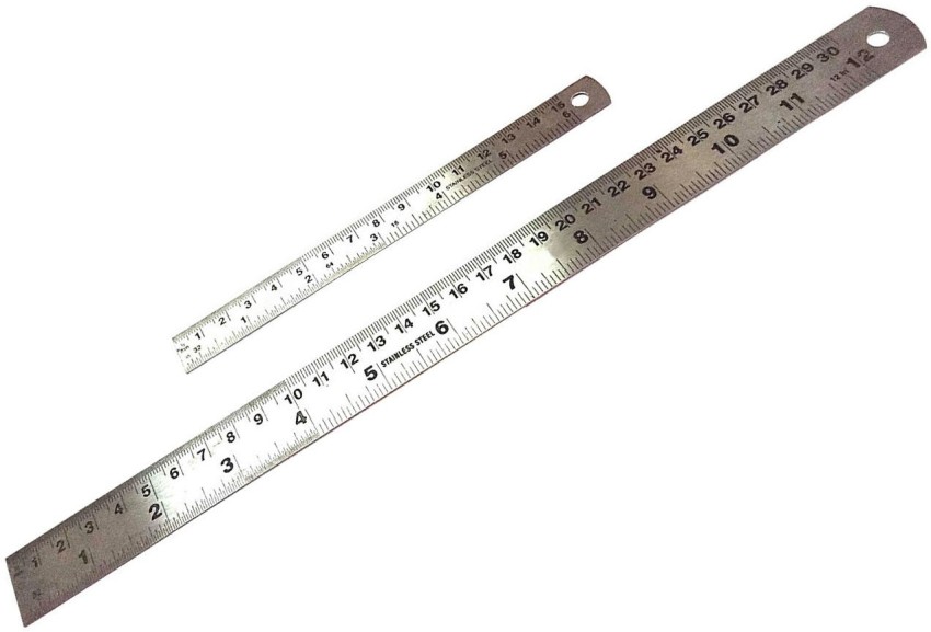 12 inch Stainless Steel Ruler | Esslinger