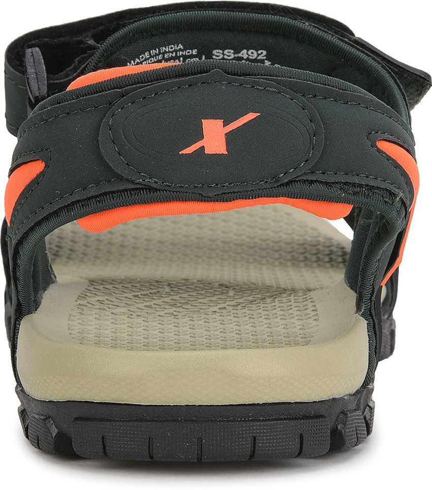 Sparx SS 492 Men Green Orange Sandals Buy Sparx SS 492 Men
