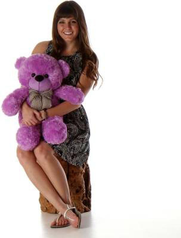 Specsybear 2 Feet Purple Teddy Bear for Girls and Teens 60.96 cm