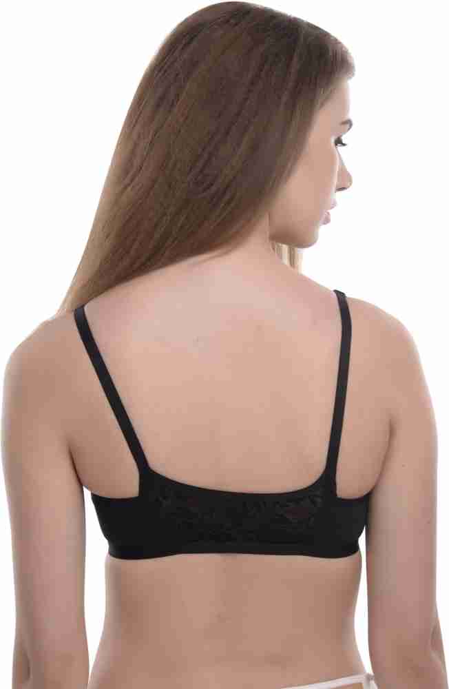Buy online Black Solid Sports Bra from lingerie for Women by Alishan for  ₹156 at 41% off