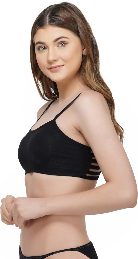 Cotton and nylon Plain Amore La Ropa Women 6 Straps Padded Bra Black, For  Sports, Size: Free Size28 to 34 at Rs 60/piece in Chennai