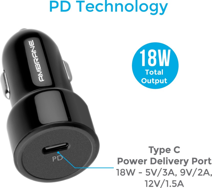 Ambrane 15 W Qualcomm Certified Turbo Car Charger Price in India - Buy  Ambrane 15 W Qualcomm Certified Turbo Car Charger Online at