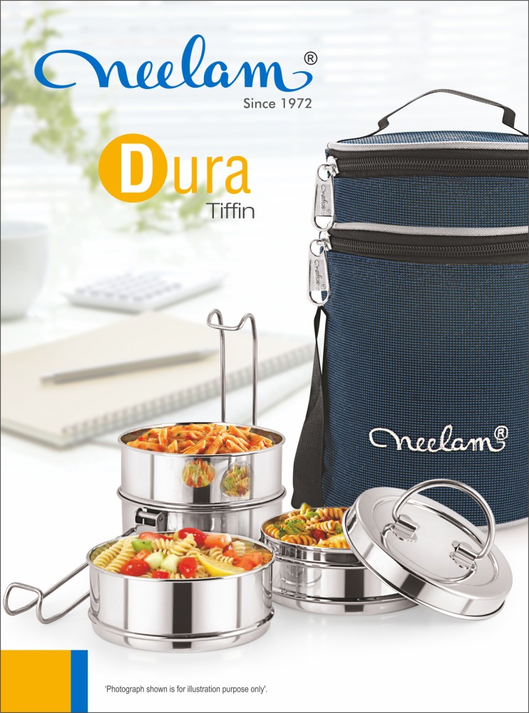 A Lunchbox For Lifetime, Neelam Stainless steel Tiffin