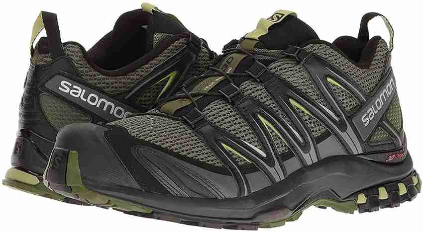 SALOMON Hiking Trekking Shoes For Men Buy Olive Color SALOMON