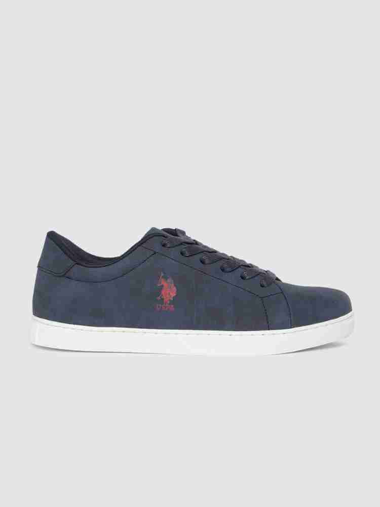 Us polo assn shop navy blue sneakers