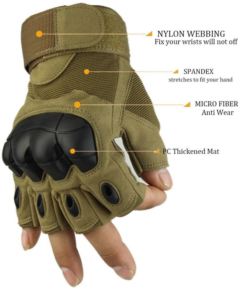 Half Finger Cycling Gloves, Breathable Army Airsoft Shooting Gloves With  Carbon Knuckle Protection For Men And Women From Peng_ning, $7.07