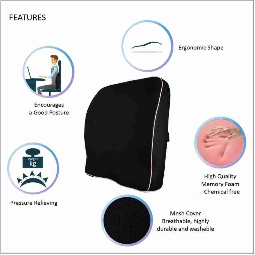 Meditouch Scientifically Shaped Comfort Seat Cushion Office Chair Pillow  Coccyx Cushion Back / Lumbar Support - Buy Meditouch Scientifically Shaped  Comfort Seat Cushion Office Chair Pillow Coccyx Cushion Back / Lumbar  Support