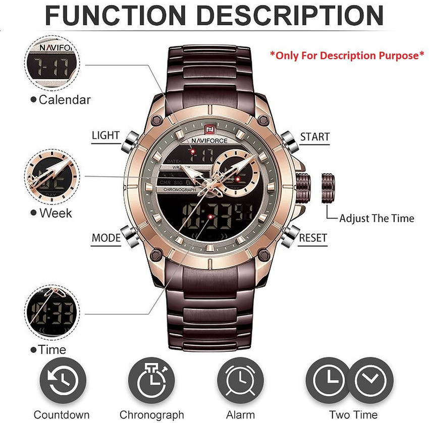 Naviforce 9163 watch top