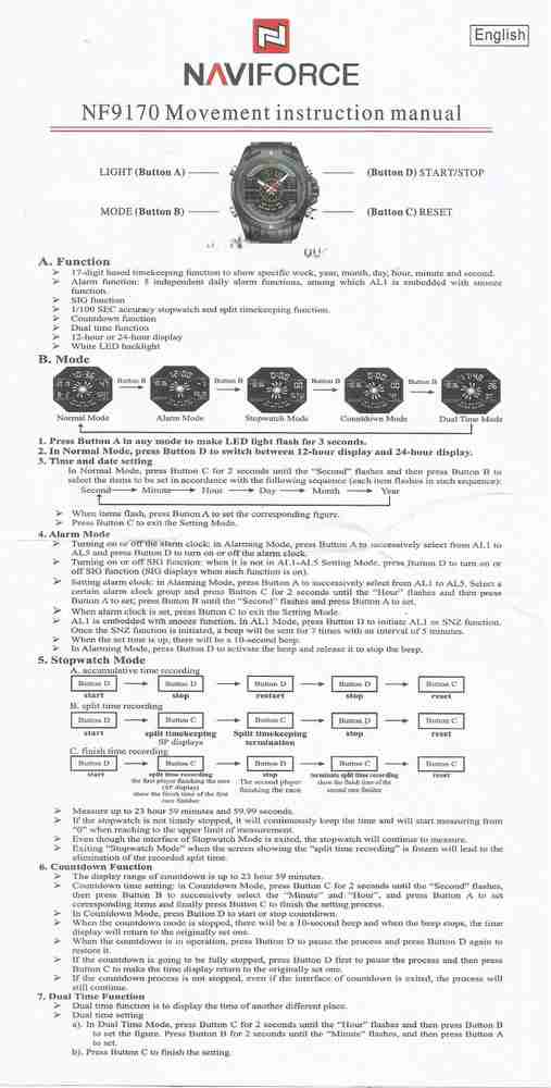 S shock watch instructions hotsell