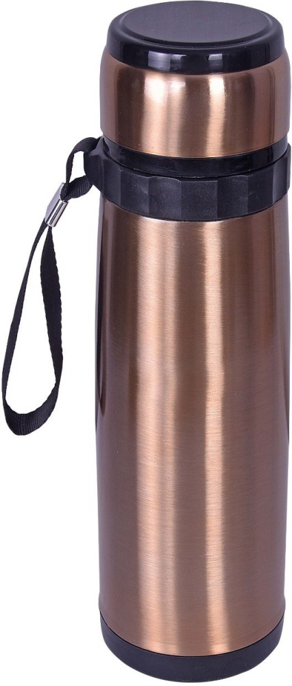 Vacuum Flask Stainless Steel Thermos w/Carrying Handle and Strap (800ML)