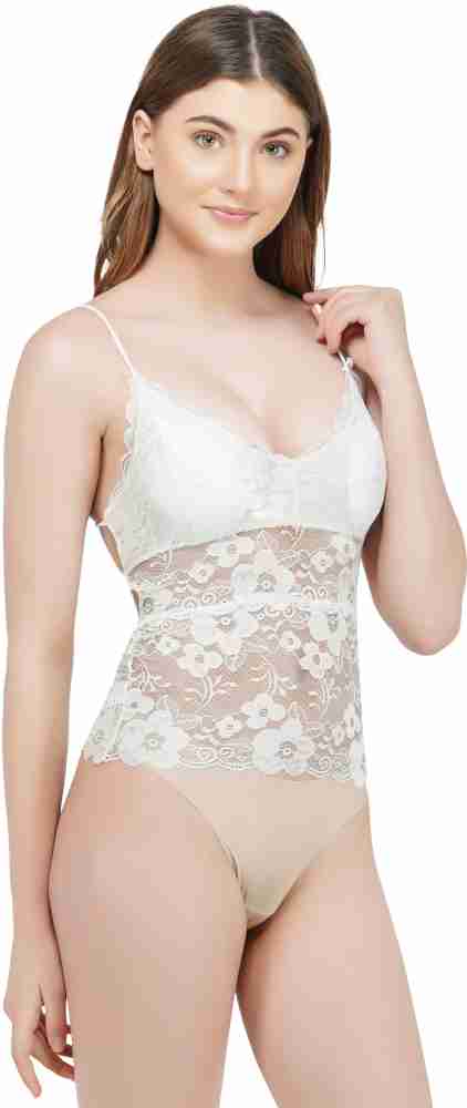 Buy Shyle White Camisole & Panty Set - Nightwears for Women