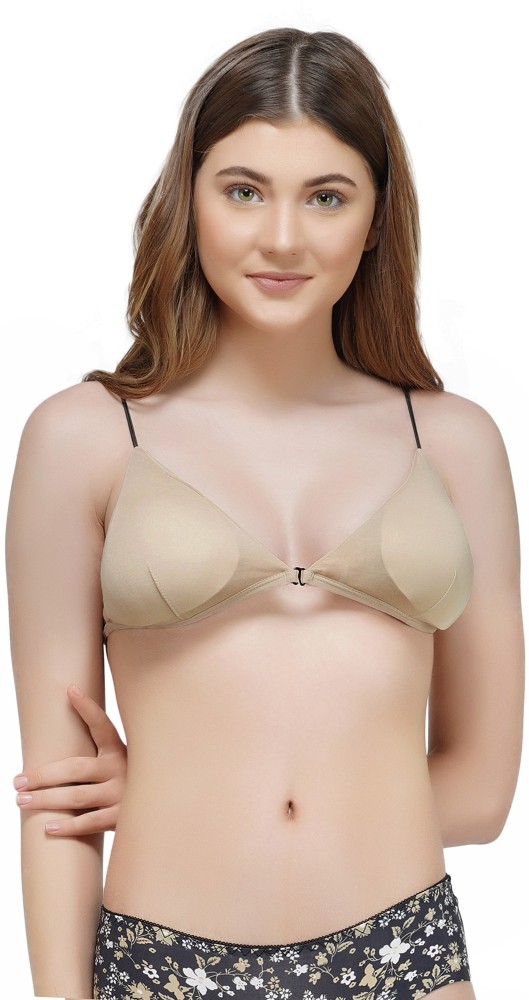 Ladies Cotton Hosiery Front Open Bra, Beige, Size: 75 at best price in  Secunderabad