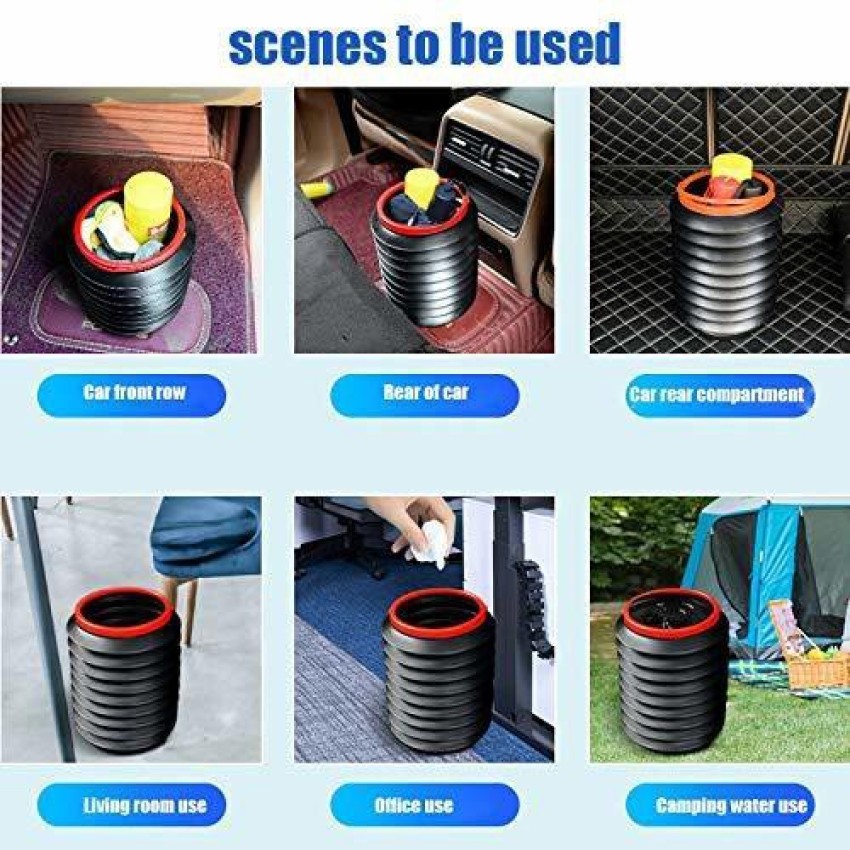 FYY Car Trash Can, Collapsible Pop Up Car Garbage India