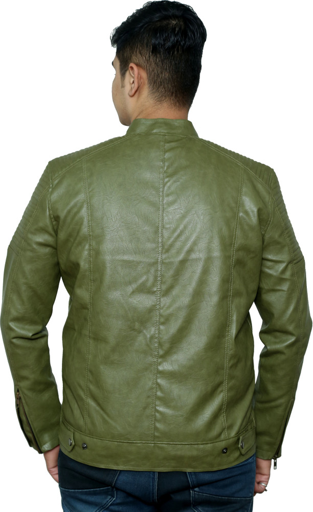 Tu green biker jacket on sale
