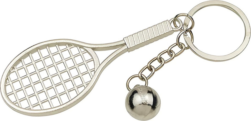 Tennis keychain discount