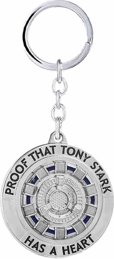 Relicon Iron Man Proof That Tony Stark has a Heart Marvel Avengers  Superhero (Design-12) Silver Metal Keychain Key Chain Price in India - Buy  Relicon Iron Man Proof That Tony Stark has