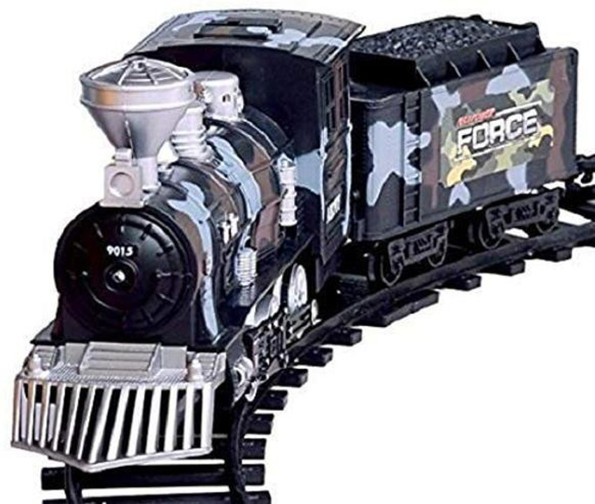 riaan khilona Army Military Train Track Set with Light and Sound