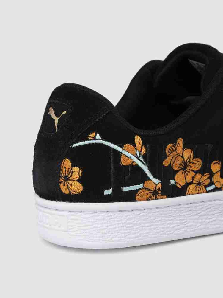 Puma clearance embroidered trainers