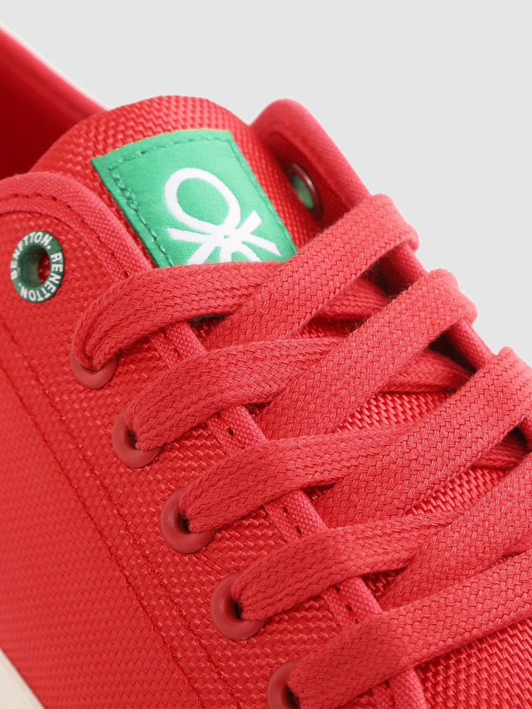 United colors of benetton red shoes on sale