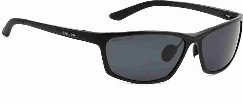Buy ROYAL SON Sports Sunglasses Black For Men Online @ Best Prices