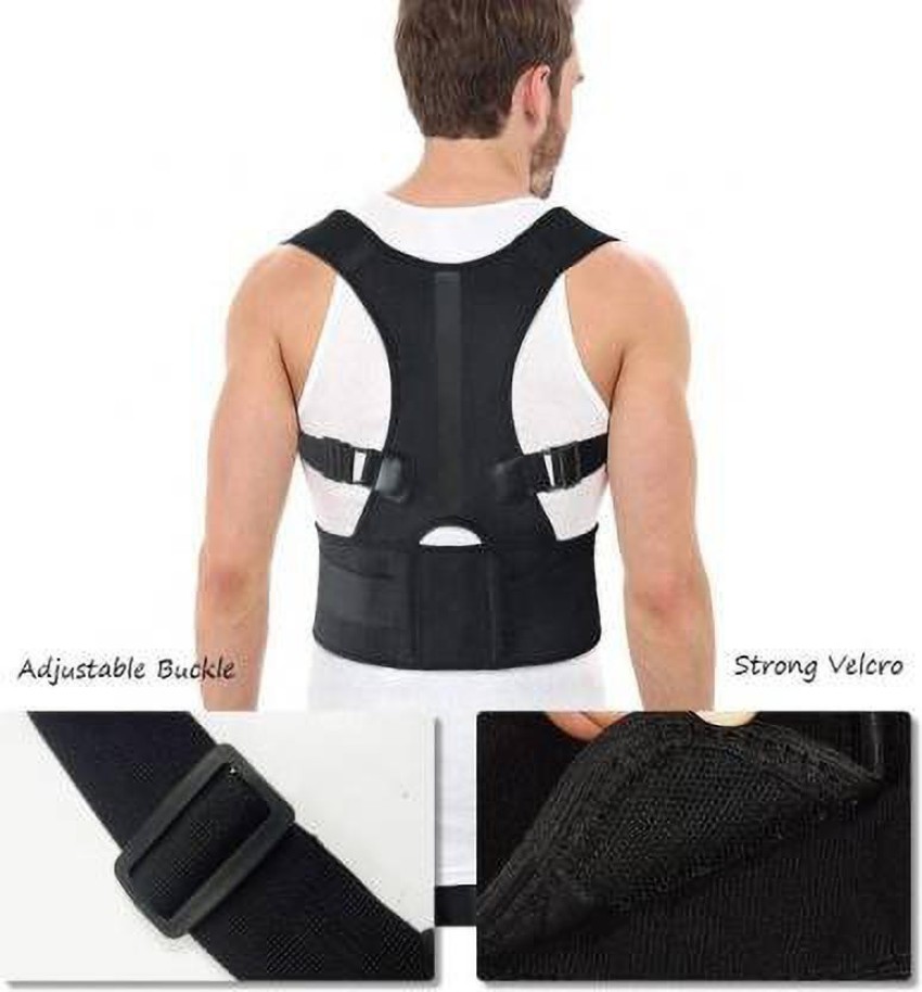 Generic Orthopedic Lumbar Thoracic Back Posture Shoulder Support Shoulder Support  Girdle Belt Magnetic Therapy Women Men XXL- @ Best Price Online