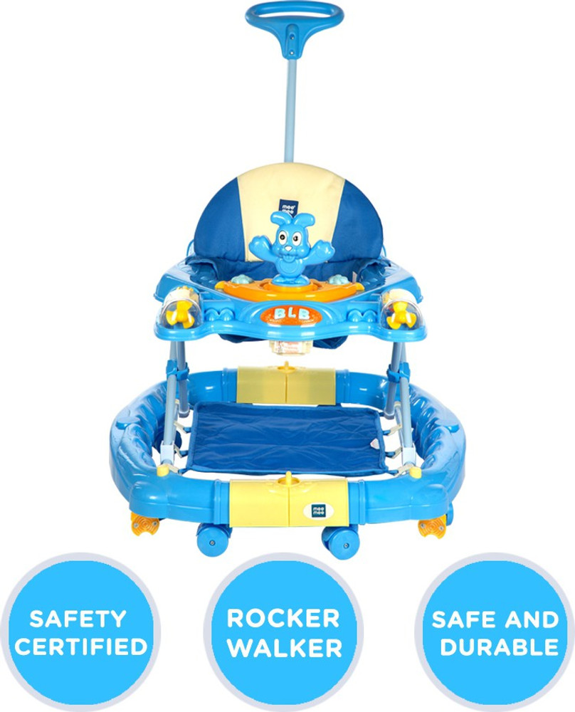 Mee mee baby walker with discount rocker