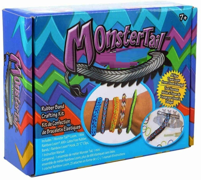 Hooked on the New Monster Tail Rainbow Loom