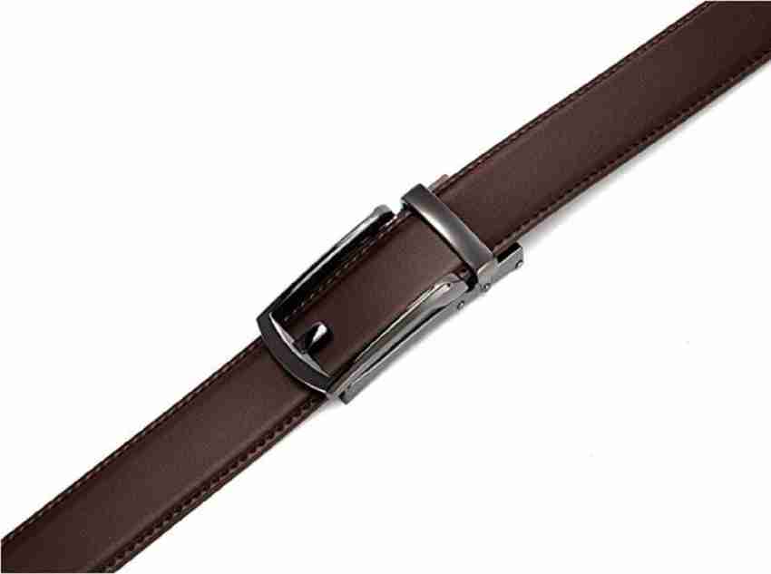 Contacts Men Casual Brown Genuine Leather Belt