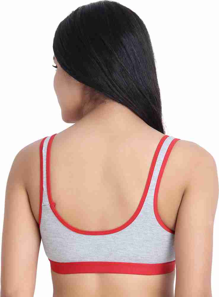 Buy online Grey Solid Sports Bra from lingerie for Women by Envie for ₹549  at 35% off