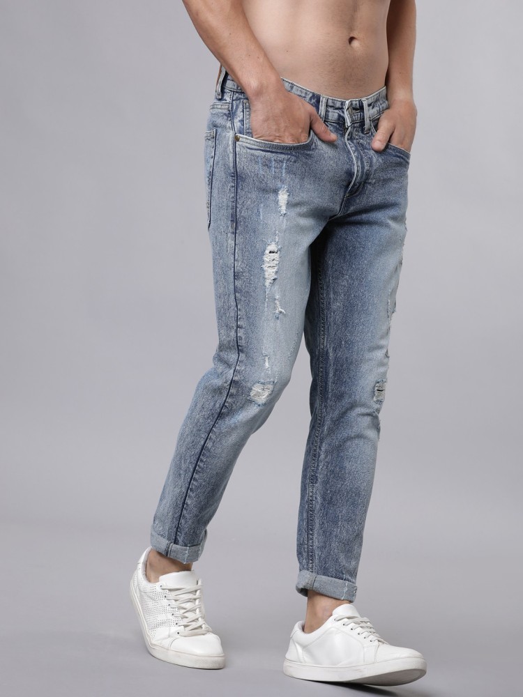 HIGHLANDER Tapered Fit Men Blue Jeans - Buy HIGHLANDER Tapered Fit Men Blue  Jeans Online at Best Prices in India