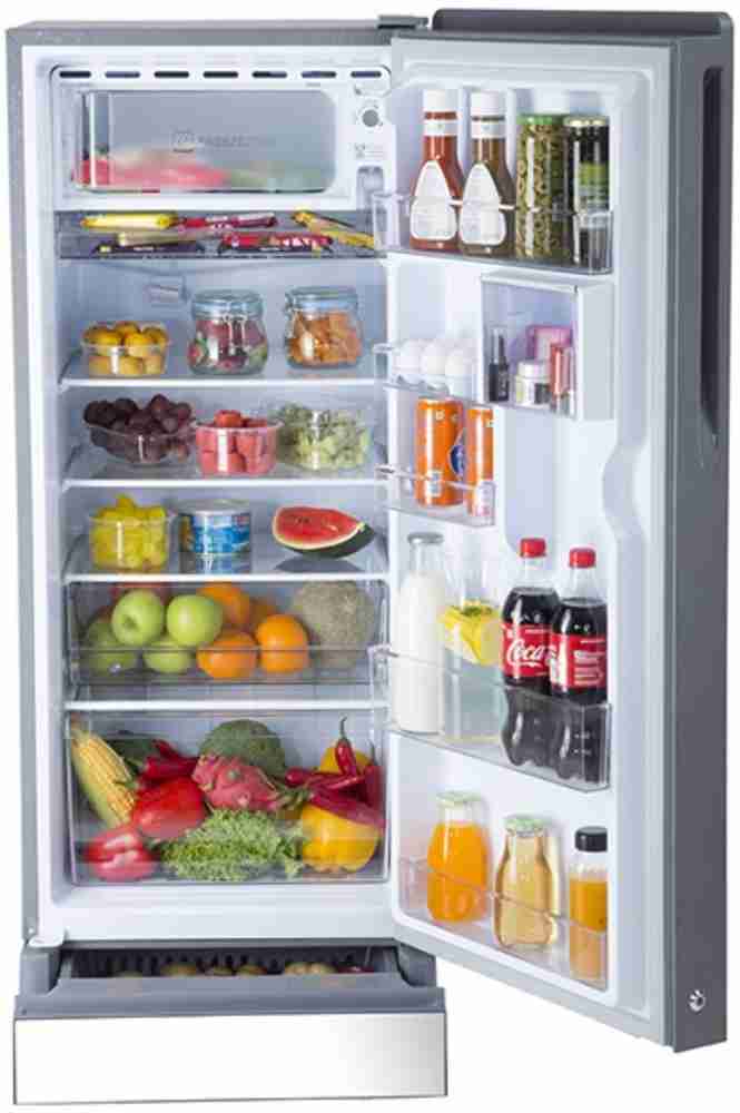 Haier fridge 195 online ltr glass door