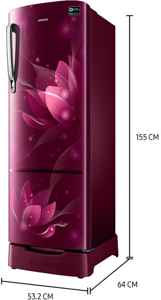 Samsung 255 litre fridge 5 star top