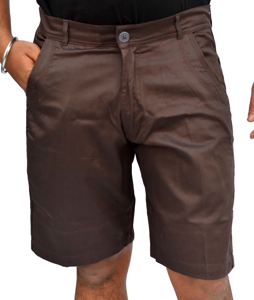 Vintage Clubwear Solid Men Brown Regular Shorts Buy Vintage