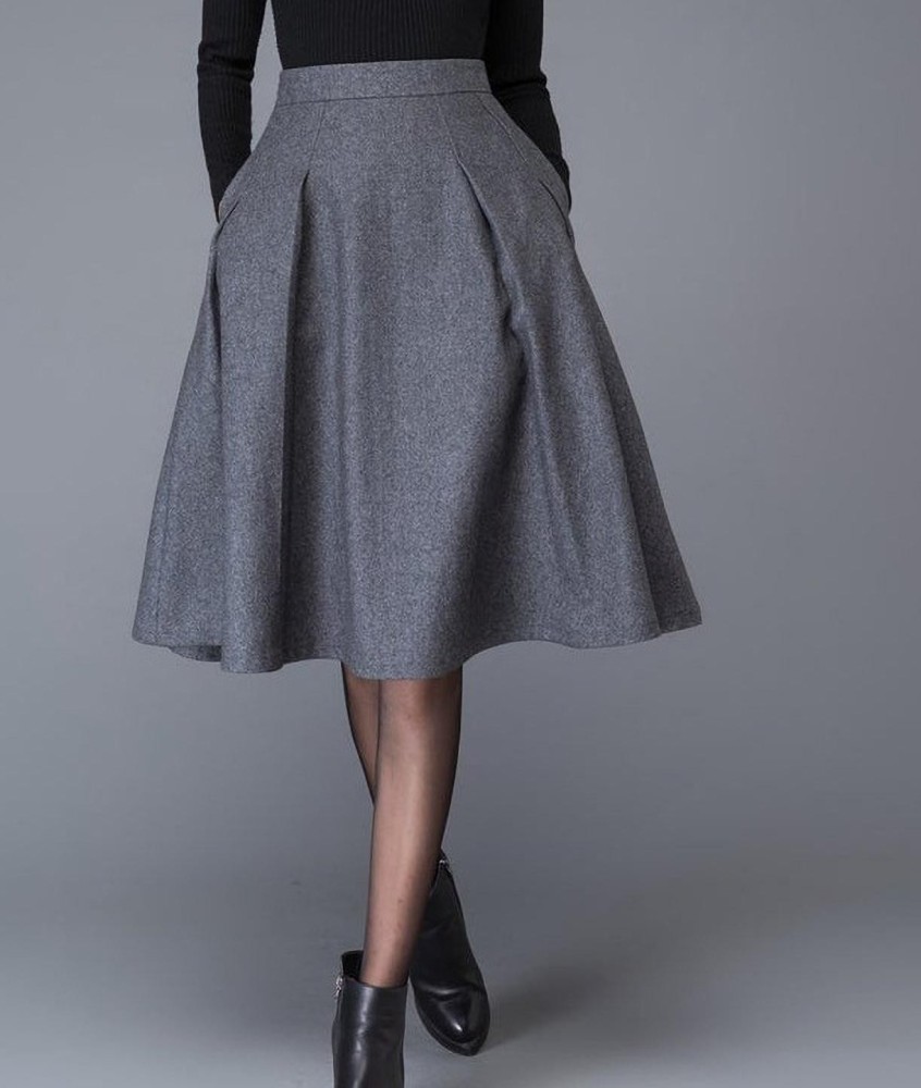 Grey skirt sale online india