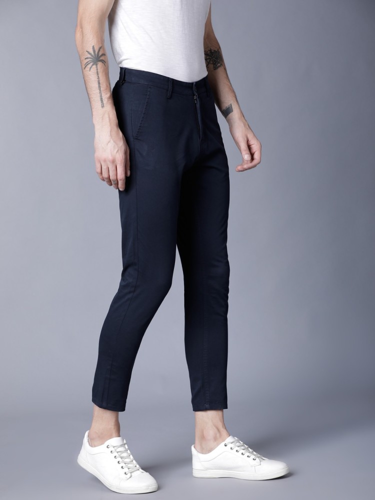 Buy Navy Blue Trousers  Pants for Men by LOUIS PHILIPPE Online  Ajiocom