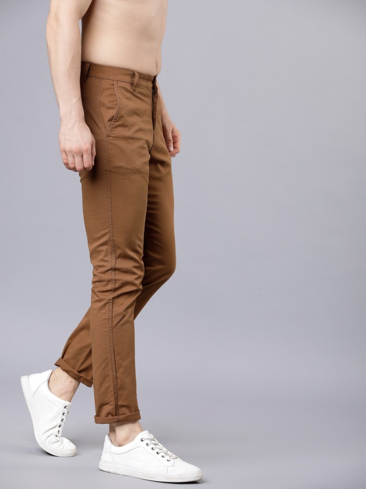 Bdow Fashion Collection Slim Fit Men Brown Trousers  Buy Coffee Bdow  Fashion Collection Slim Fit Men Brown Trousers Online at Best Prices in  India  Flipkartcom