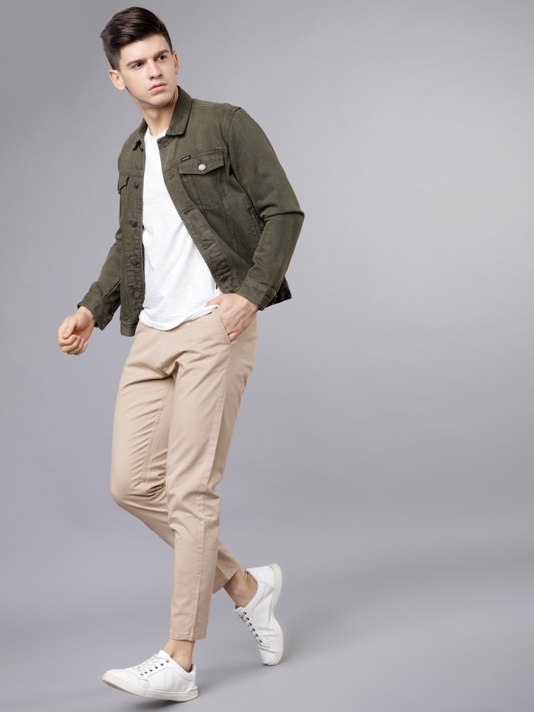 HIGHLANDER Slim Fit Men Beige Trousers - Buy BEIGE HIGHLANDER Slim Fit Men  Beige Trousers Online at Best Prices in India