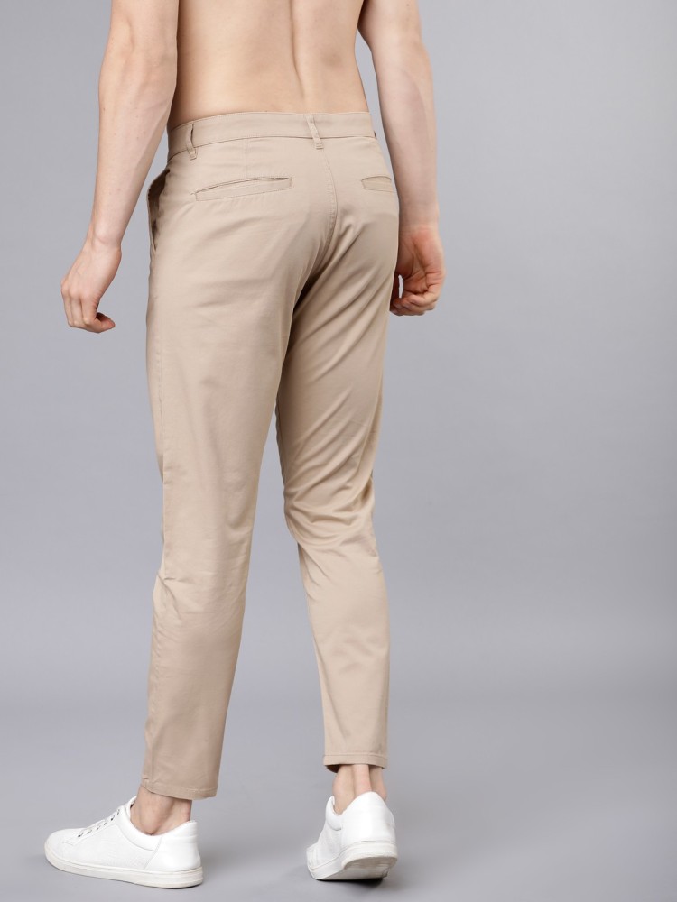 Mens Cargo trousers Taupe 4084 Trousers Alexanders of London