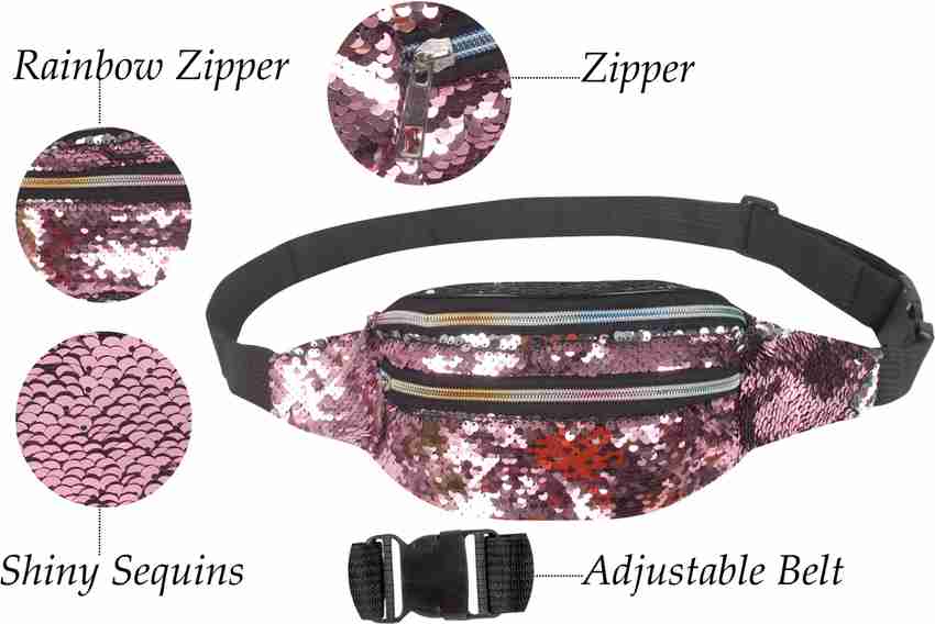 Sequin belt bag on sale