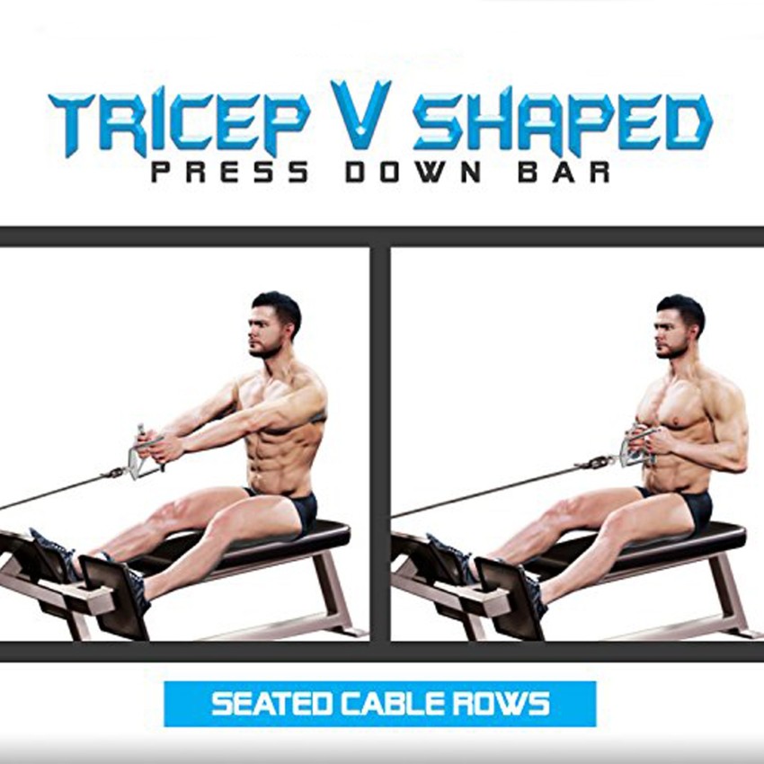 V bar seated cable row hot sale