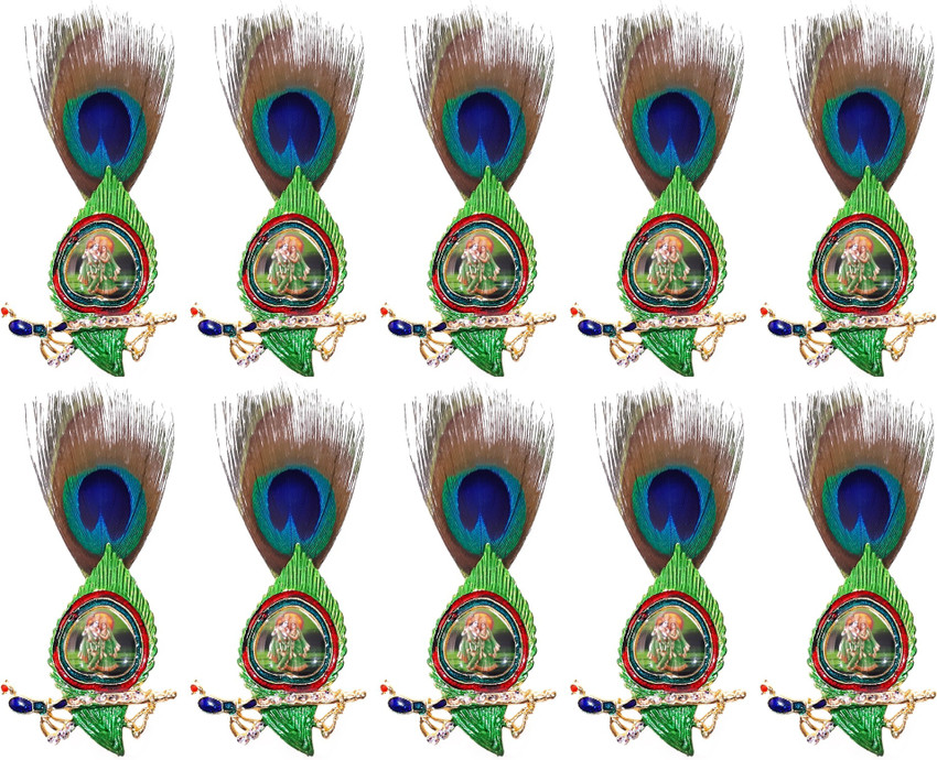Mor pankh brooch store
