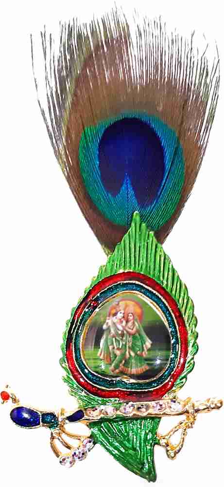 Mor store pankh brooch