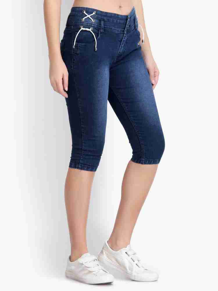 Perfect Outlet Women Denim Capri