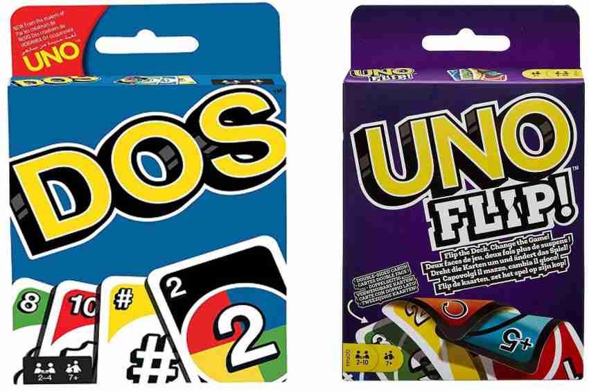 UNO FLIP card game Multi Coloured Exciting New Twists From UNO Fast  Dispatch